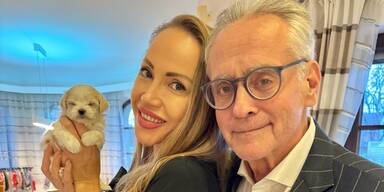 Ekaterina und Christian Mucha mit ihrer "Romy"