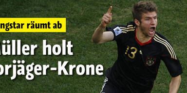 Müller bester Torjäger und Jungstar