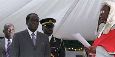 Mugabe offiziell zum Wahlsieger erklärt