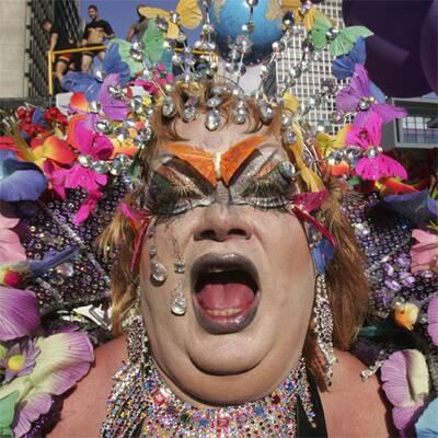 Mega-Schwulenparade in Sao Paolo