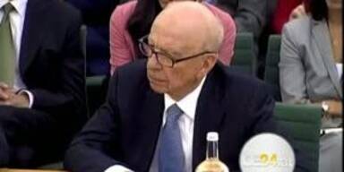 Rupert Murdoch und Sohn sagen aus