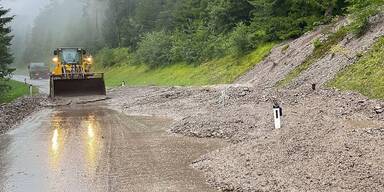 Murenabgang in Tirol.