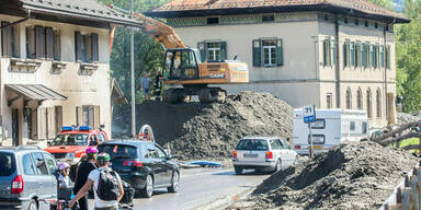 Mure verschüttet Drautal-Straße 