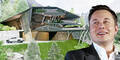 Geplantes Musk-Haus in den Alpen