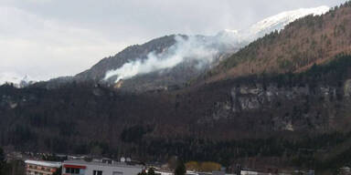 Mountainbiker l&ouml;st Waldbrand aus
