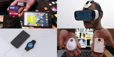 Die irrsten Gadgets der Handy-Messe