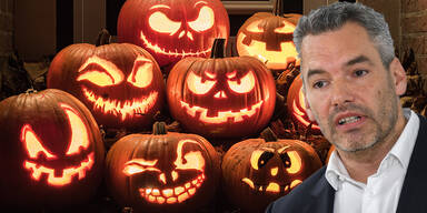 Halloween: Nehammer appelliert, zu Hause zu bleiben