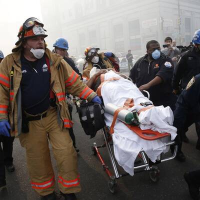 Explosionen in New York - Häuser stürzten ein 