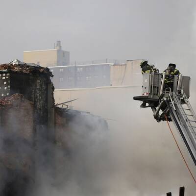 Explosionen in New York - Häuser stürzten ein 
