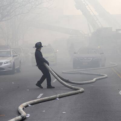 Explosionen in New York - Häuser stürzten ein 