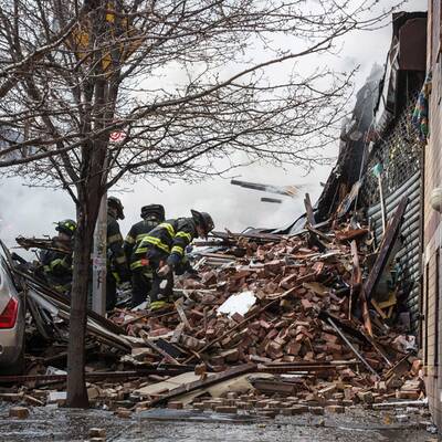 Explosionen in New York - Häuser stürzten ein 