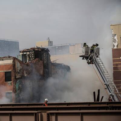 Explosionen in New York - Häuser stürzten ein 
