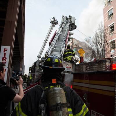 Explosionen in New York - Häuser stürzten ein 