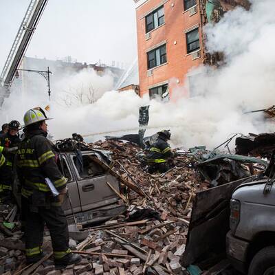 Explosionen in New York - Häuser stürzten ein 