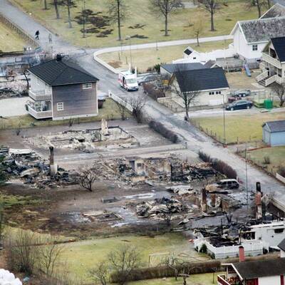 Brand in Laerdalsöyri 