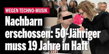 Nachbarn erschossen: 50-Jähriger muss 19 Jahre in Haft
