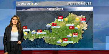 Das Wetter am Nachmittag und Abend