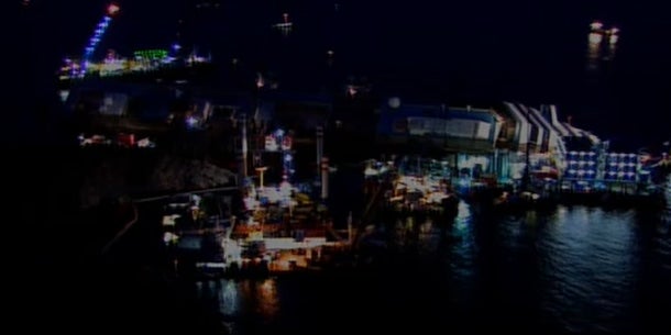 Costa Concordia wird geborgen