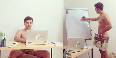 Wei&szlig;russen machen nach Versprecher Striptease