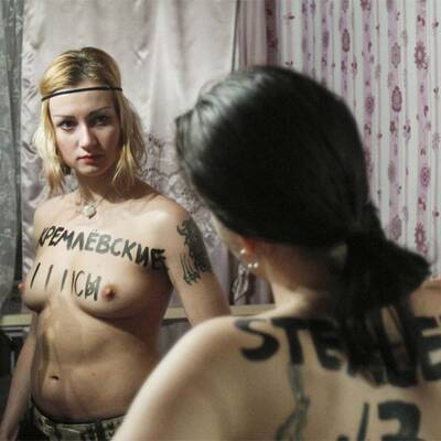 So bereiteten sich die Aktivistinnen für ihren Protest vor