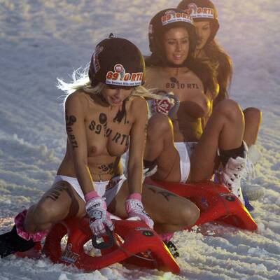 Nacktrodeln-WM in Braunlage