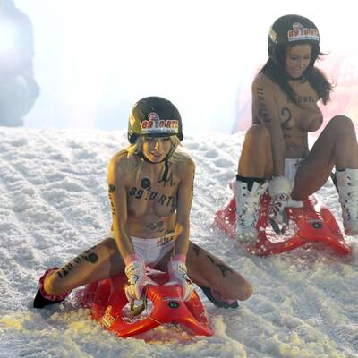 Nacktrodeln-WM in Braunlage