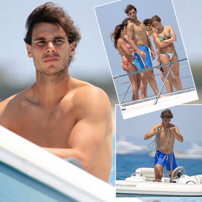 Rafael Nadal relaxt auf Ibiza