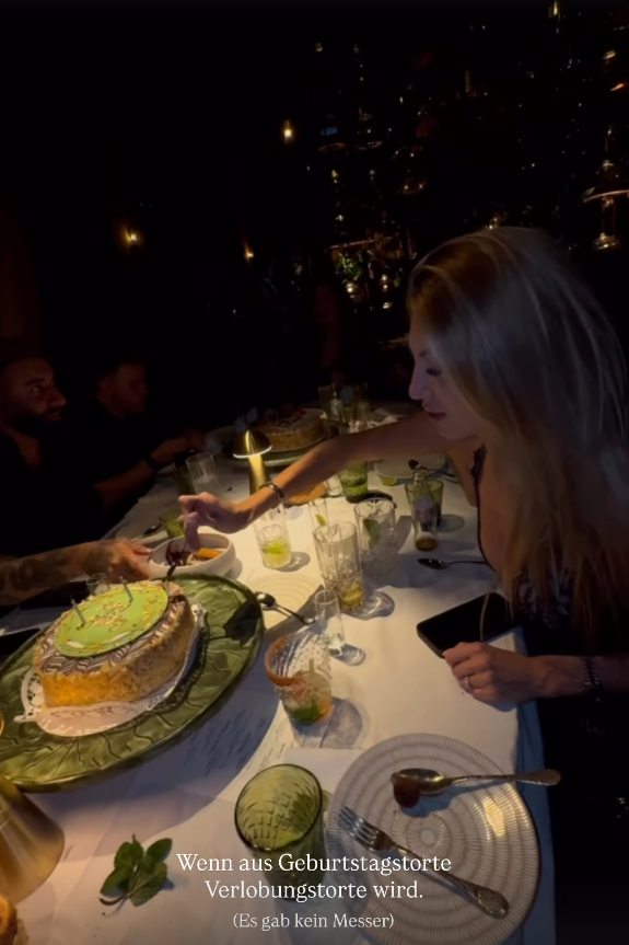 Nadine Krena feiert mit RAF Camora Geburtstag