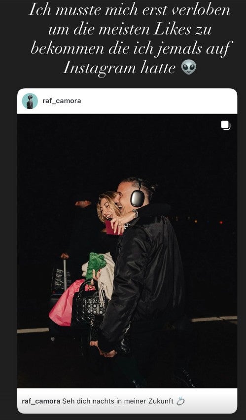 Nadine Krena feiert mit RAF Camora Geburtstag