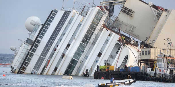 Costa Concordia wird geborgen