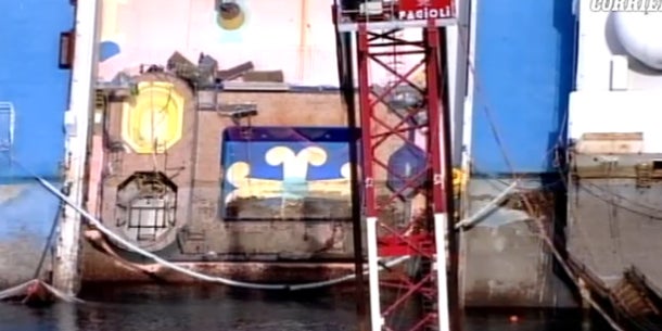 Costa Concordia wird geborgen