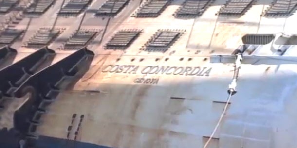 Costa Concordia wird geborgen