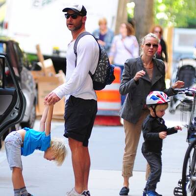 Naomi Watts & Liev Shreiber haben Spaß mit ihren Kids