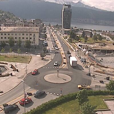 30 Grad und Schnee hinter Tromsö