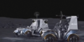 NASA plant dauerhafte Mondbasis & neue Mondfahrzeuge