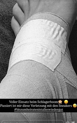 Aua! Melissa Naschenweng zeigt Verletzung - 