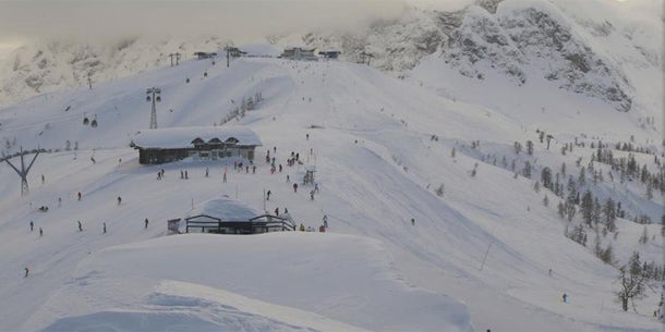 Rekordschneemengen auf den Skipisten