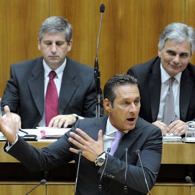 FPÖ-Chef Strache sagte Pippi Langstrumpf-Lied aufnationalrat7