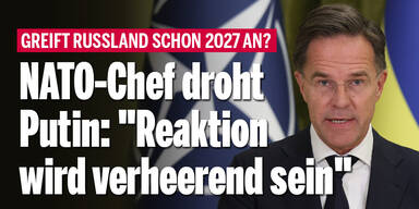 NATO-Chef droht Putin: 