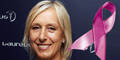 Martina Navratilova Pink Ribbon