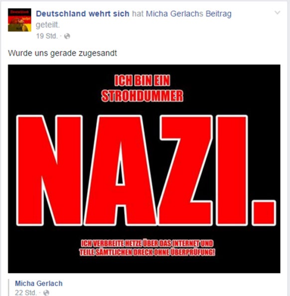 So genial enttarnt Anonymous rechte Hetzer