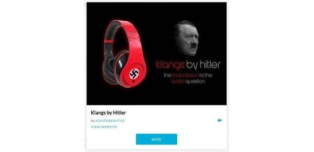 Online-Shop wirbt für Hitler-Kopfhörer
