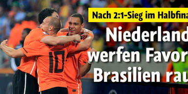 Niederlande schmeißen Brasilien raus