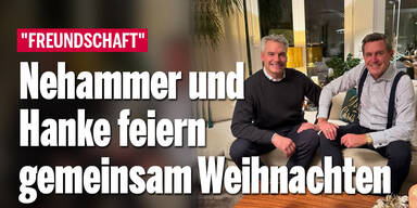 Nehammer und Hanke feiern gemeinsam Weihnachten