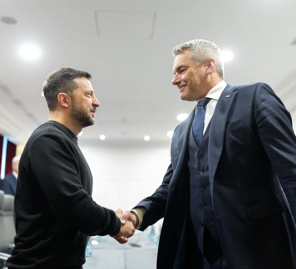 Wolodymyr Selenskyj und Karl Nehammer