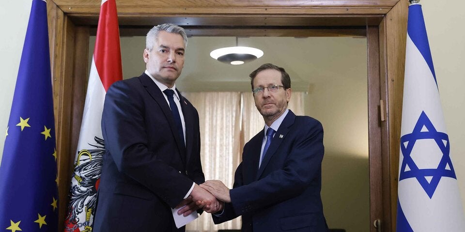Kanzler Nehammer in Israel