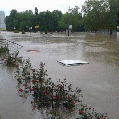 Enorme Regenmengen in Bosnien