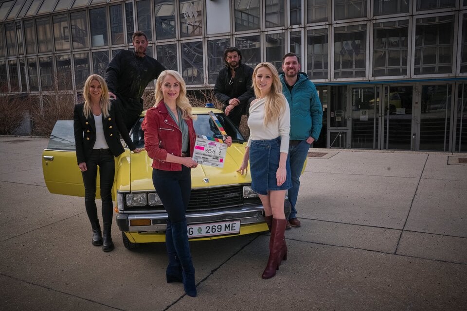 Loredana Rehekampff, Paul Pizzera, Silvia Schneider, Otto Jaus, Melissa Naschenweng, Regisseur & Andreas Schmied  