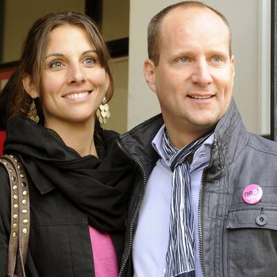 Hier wählt Matthias Strolz von den NEOS