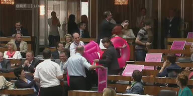 NEOS schwänzen Budget-Debatte